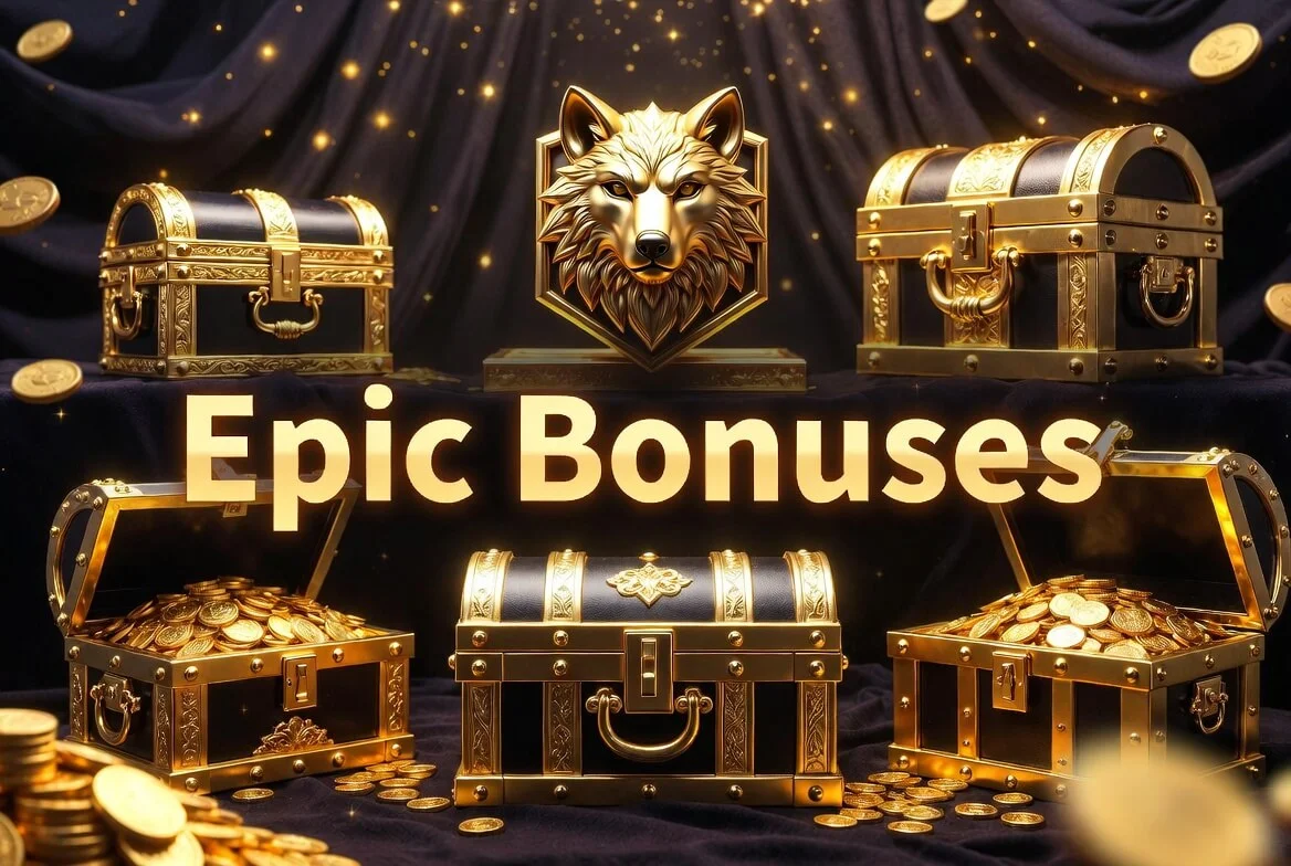 Wolf Winner free spins and welcome bonus offer on Wolf Saga
