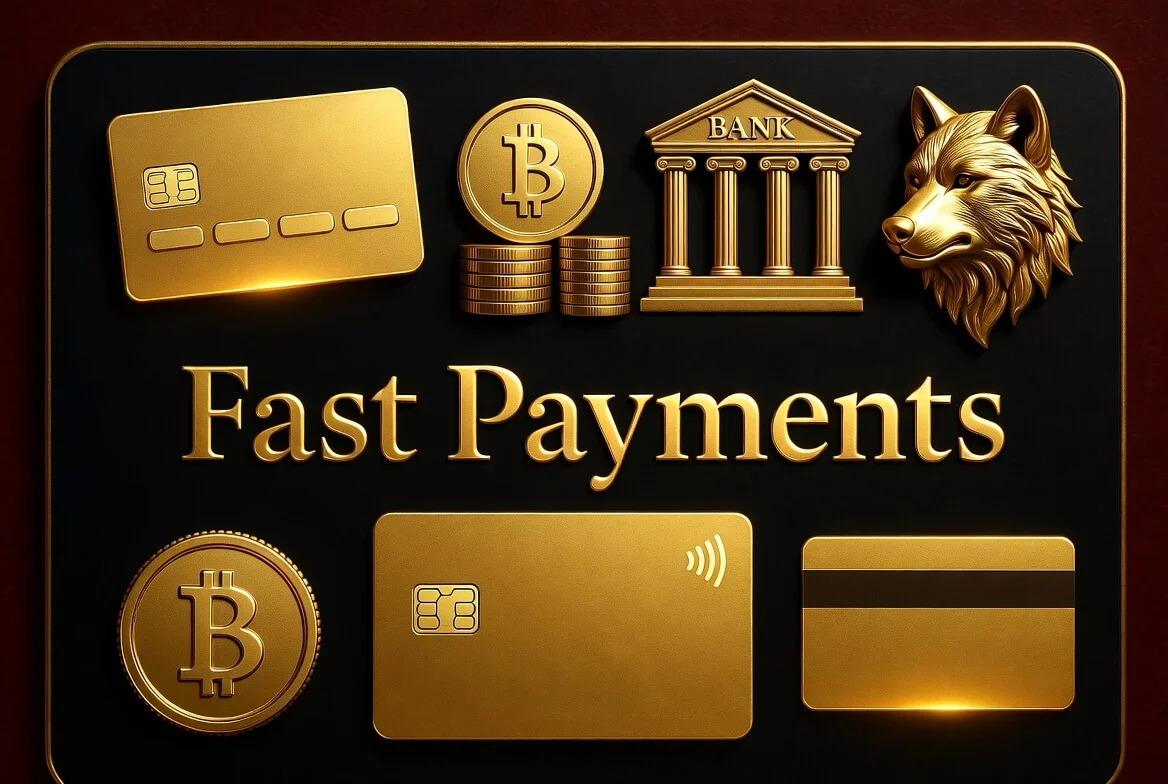 Wolf Winner withdrawal and payment methods in Australian dollars